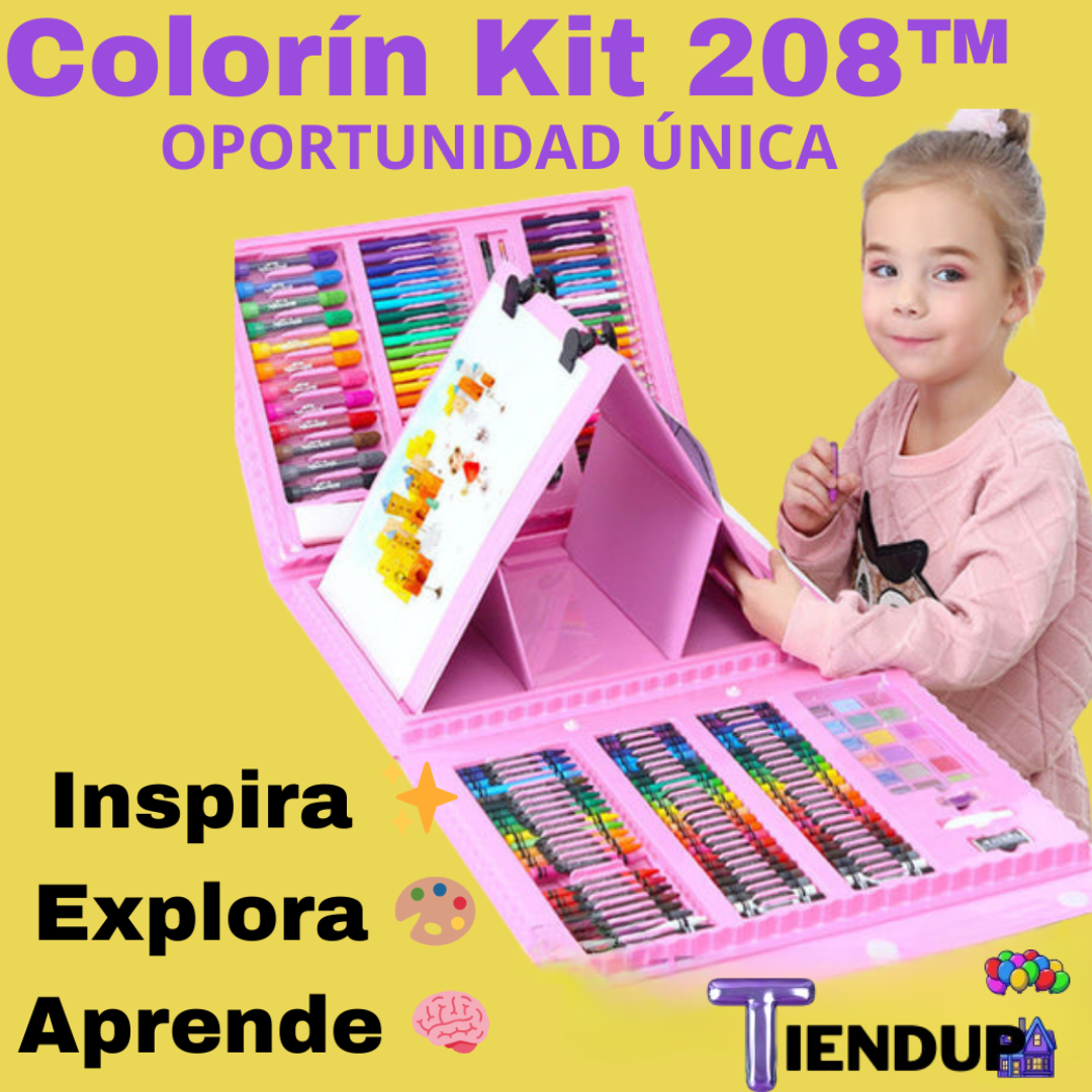 Colorín Kit 208™- Set de arte infantil